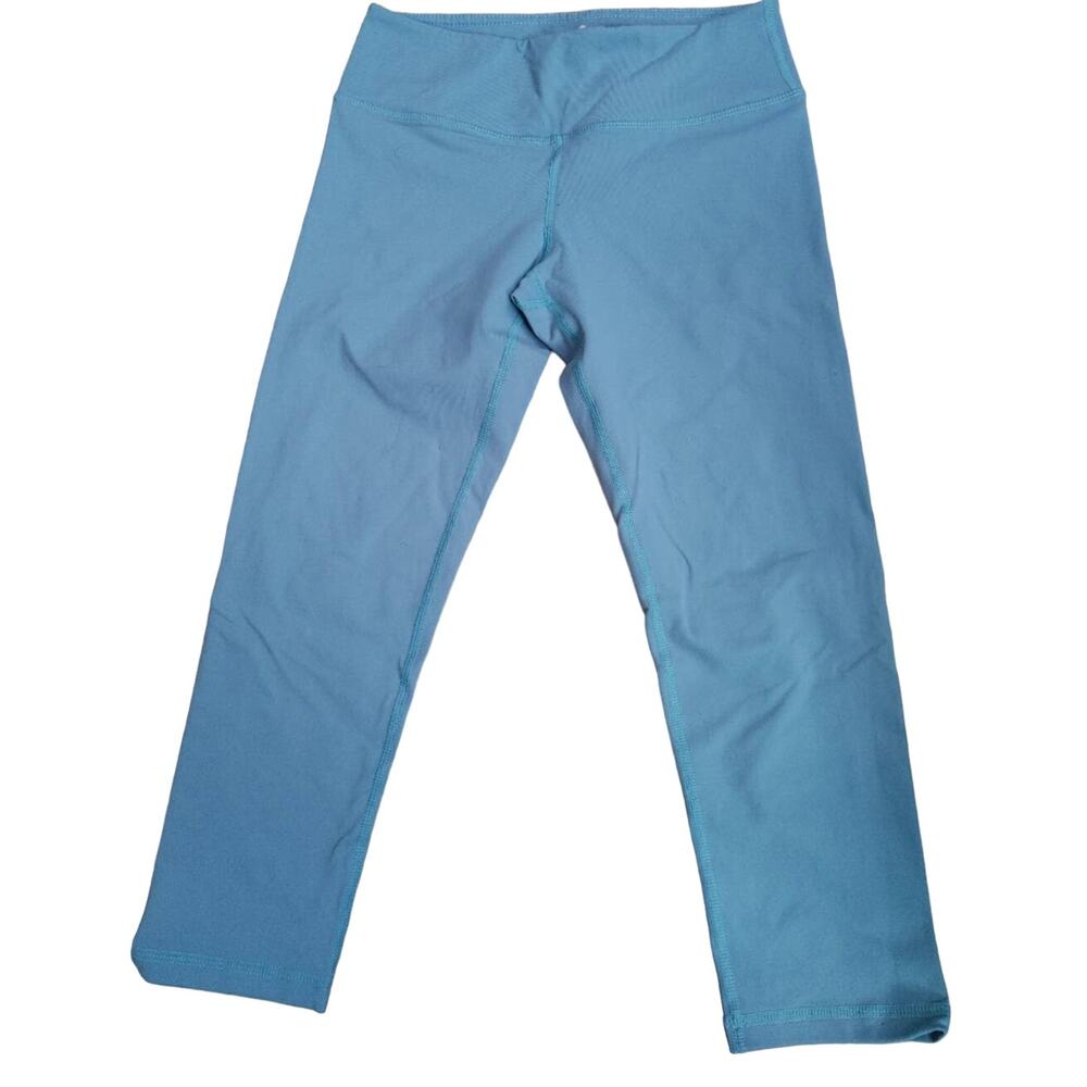 BuffBunny Capri Leggings Teal Seafoam Color Small